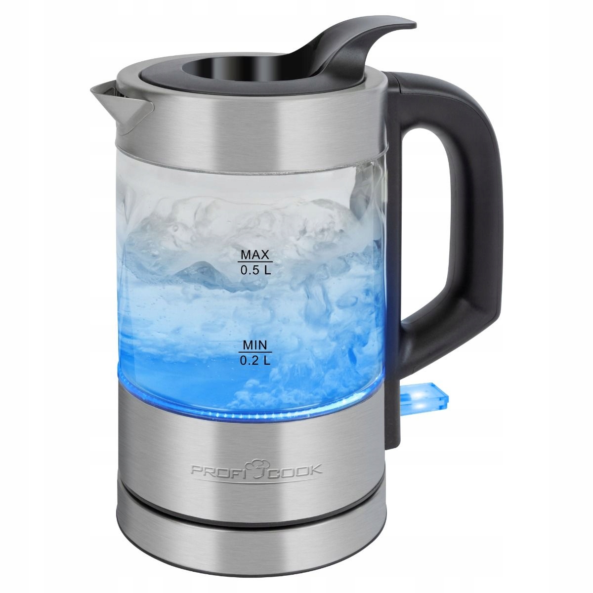Rýchlovarná kanvica Profi Cook CTC 501228 1100 W 0,5 l strieborná/šedá